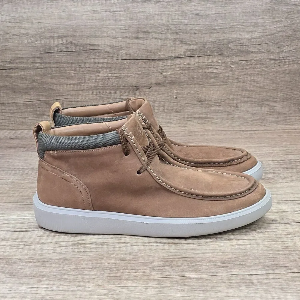 Clarks Cambro Mid Men’s Size 7M Brown Nubuck Chukka Boots (15522) NEW
